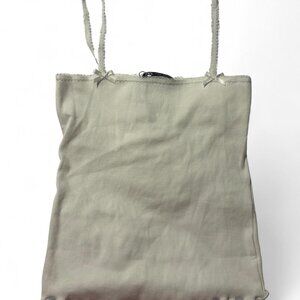 NWT Lace + Bow Trim Zara Tank Top